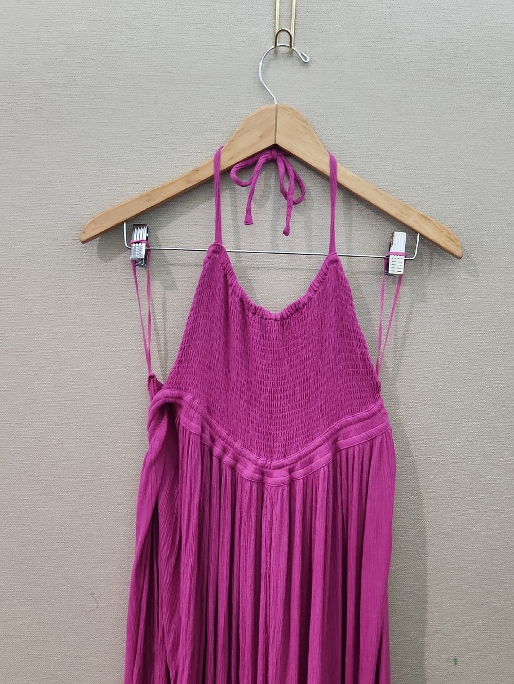 Free People Magenta/Purple Tiered Maxi Dress - Picture 4 of 16